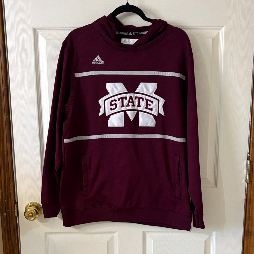 Adidas Climate Burgundy Men's Hoodie